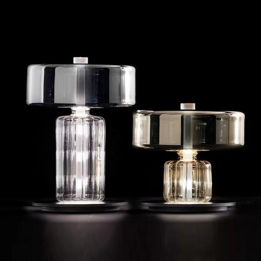 Lixra Transparent Glass LED Table Lamp