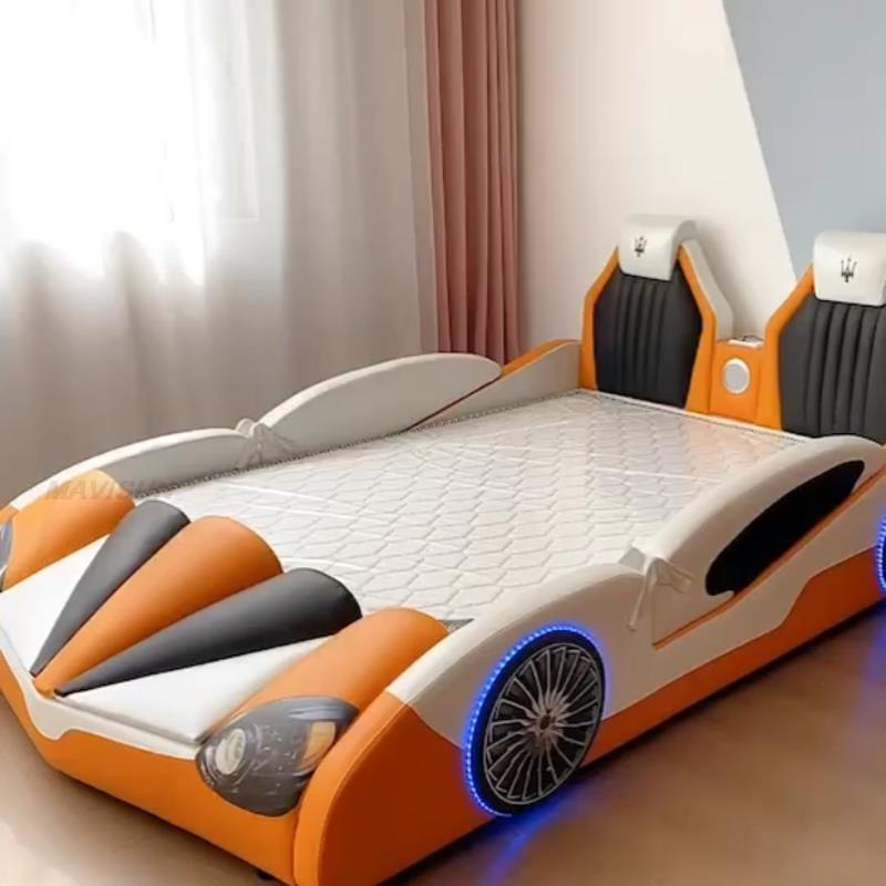 Lixra Trendy Car-Shaped Children's Bed