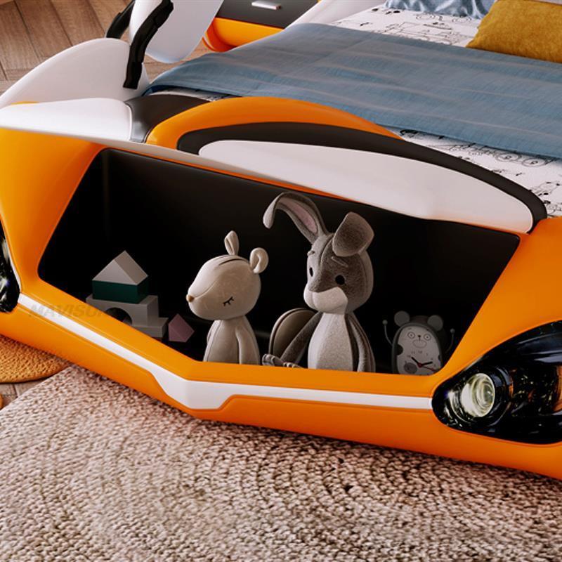 Lixra Trendy Car-Shaped Children's Bed
