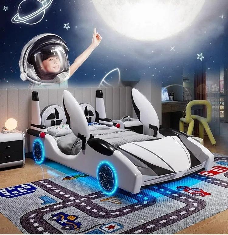 Lixra Trendy Leather Unique Kid's Car Bed