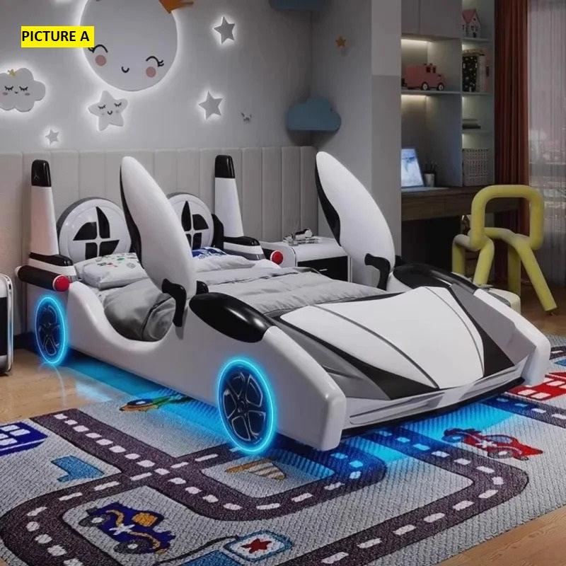 Lixra Trendy Leather Unique Kid's Car Bed