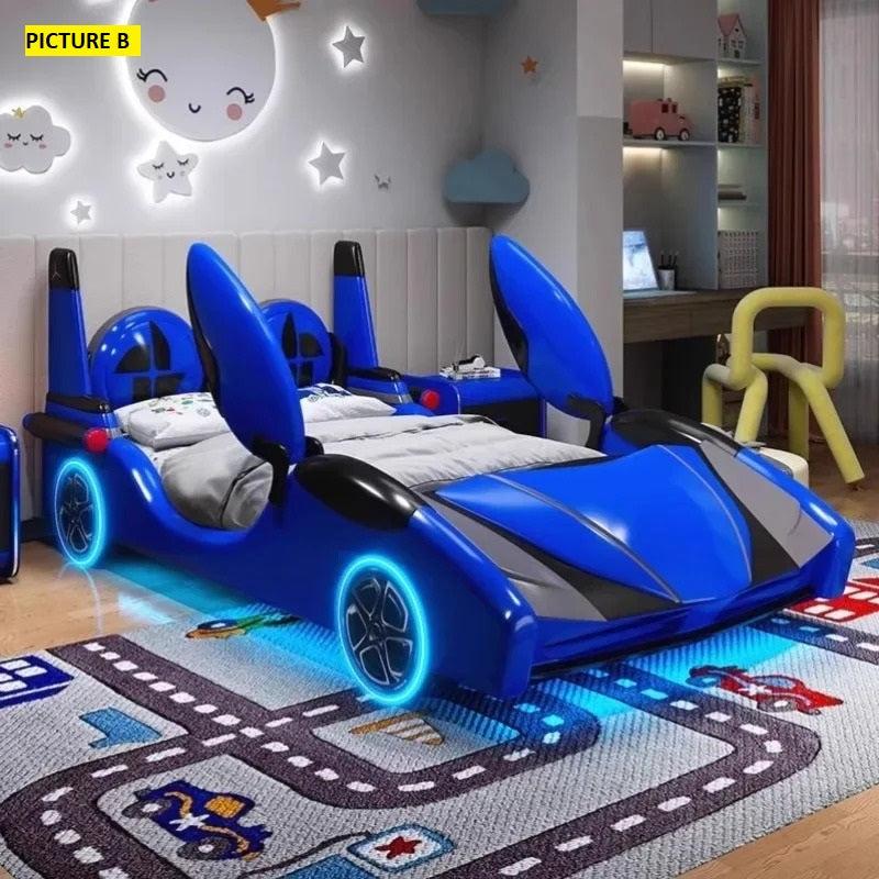 Lixra Trendy Leather Unique Kid's Car Bed