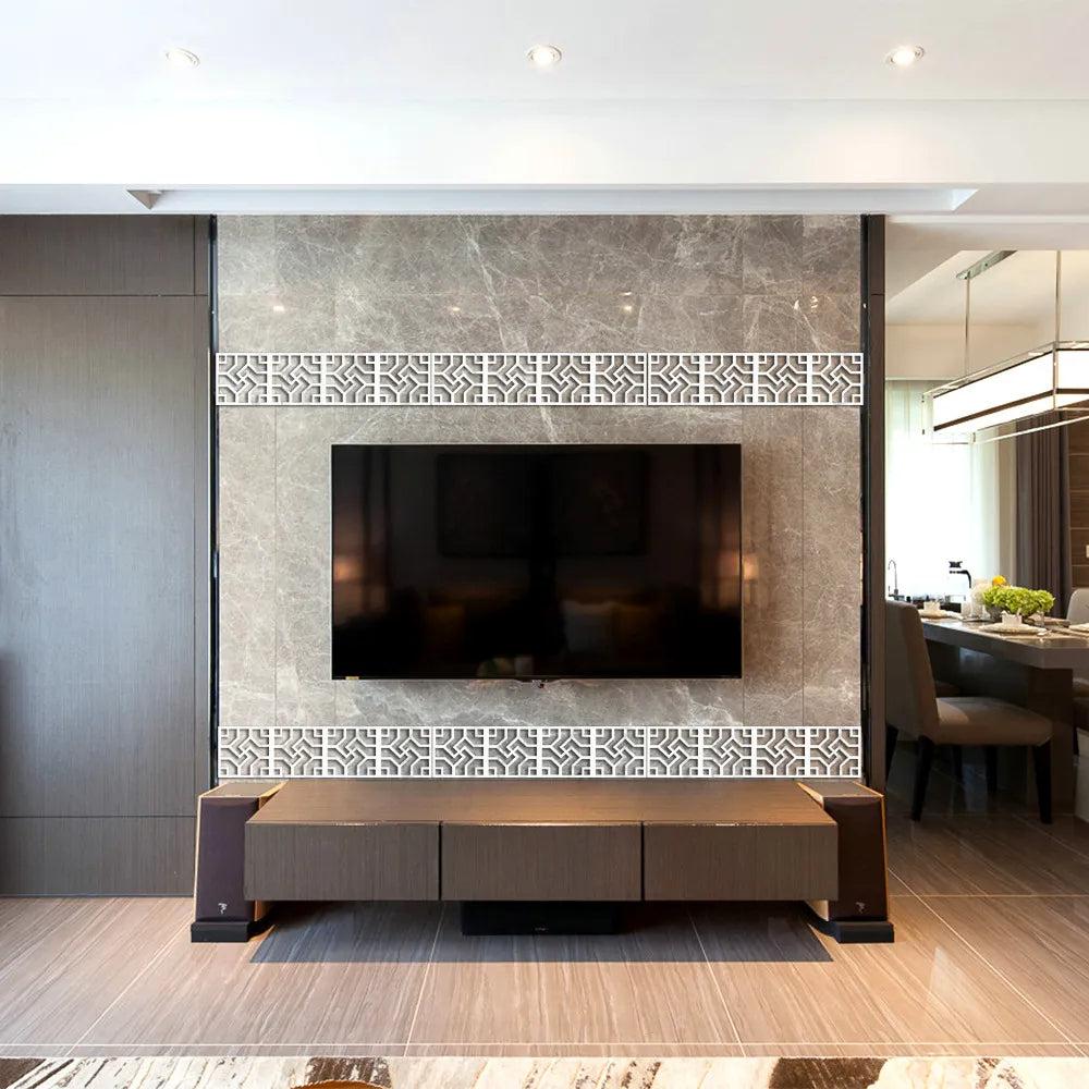 Lixra Trendy Mirror-Style Wall Sticker