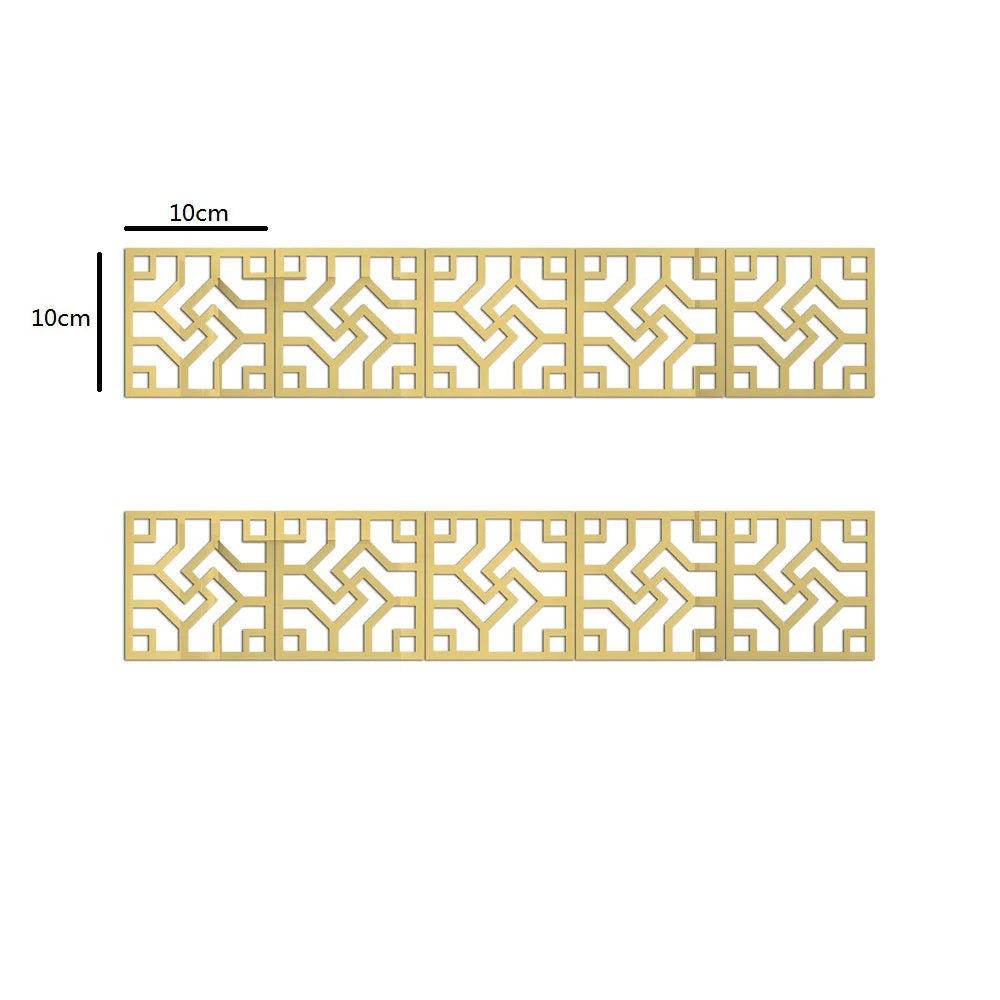 Lixra Trendy Mirror-Style Wall Sticker