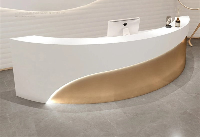 Lixra Ultra Modern Luxurious Office Reception Desk