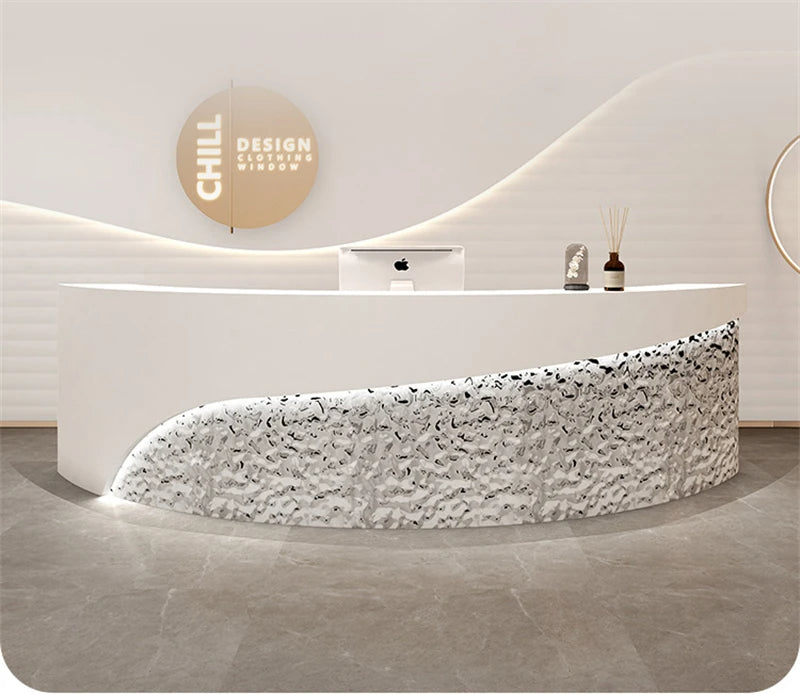 lixra Ultra Modern Luxurious Office Reception Desk