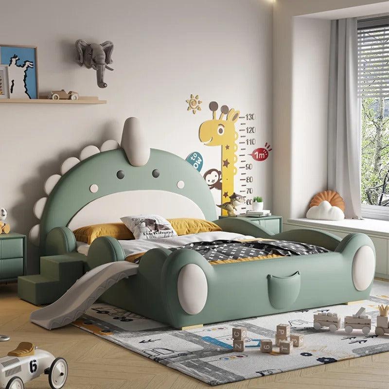 lixra Unique Modern Leather Kid's Bed
