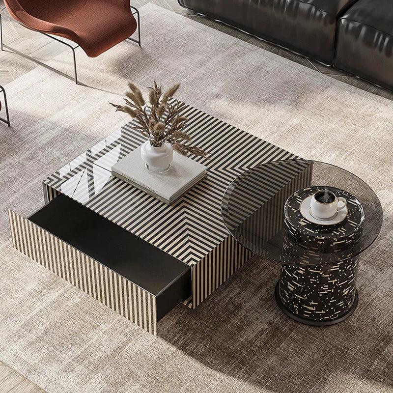 Lixra Unique Modern Wooden Coffee Table