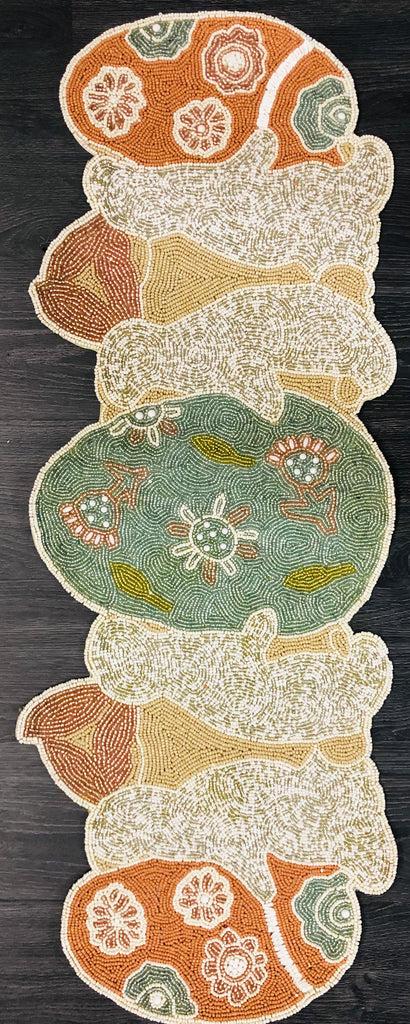 Lixra Versatile Embroidered Cut Work Table Runner