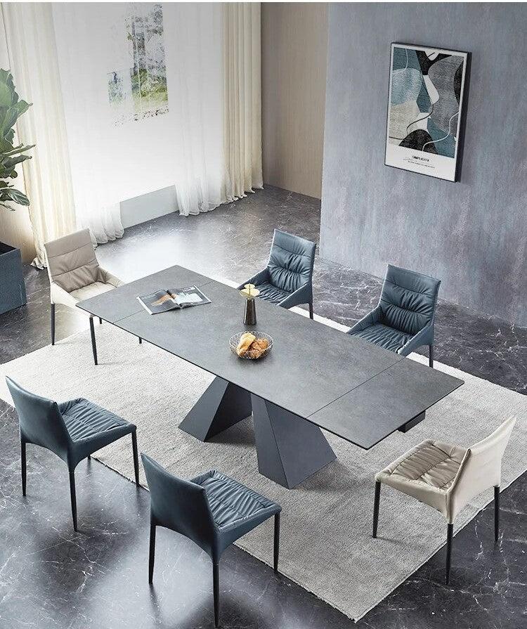 Lixra Versatile Extendable Marble Dining Table
