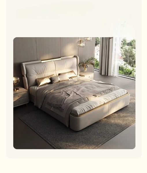 Lixra Versatile Modern Design Leather Bed