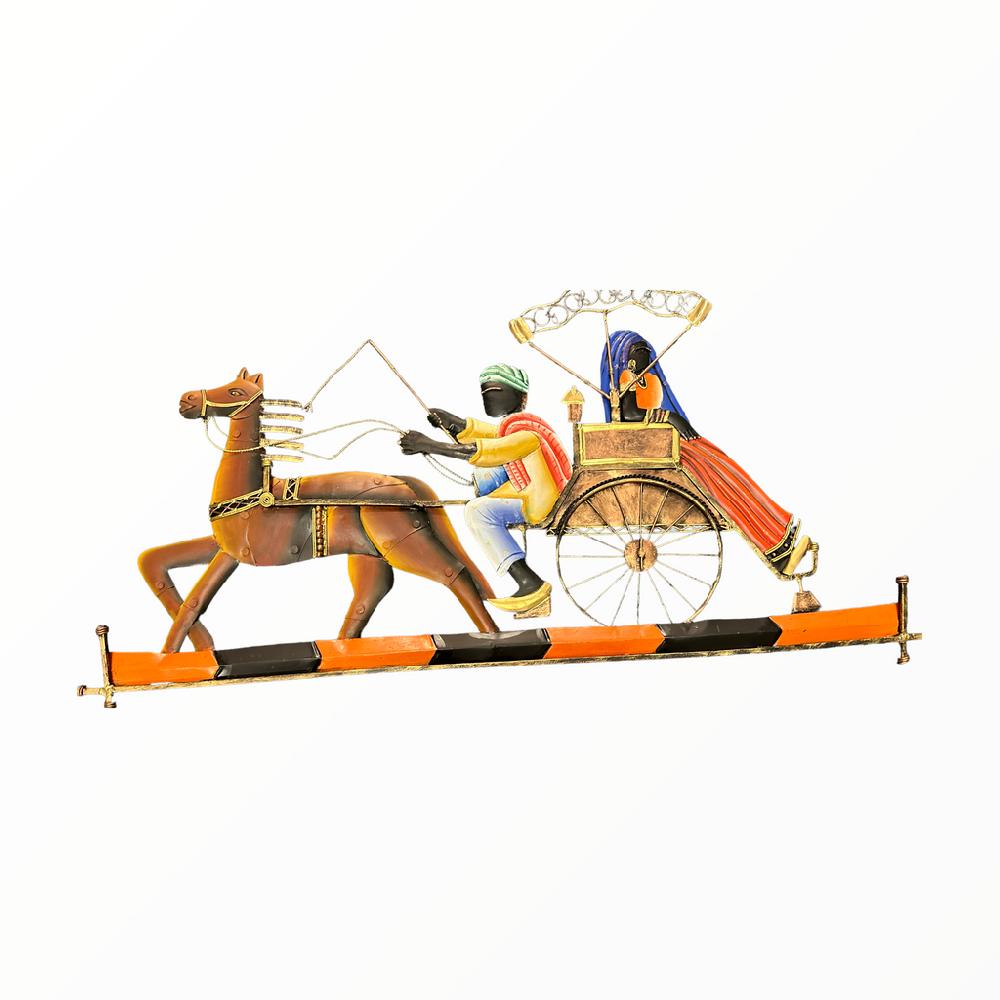 Lixra Village Couple Metal Wall Decor