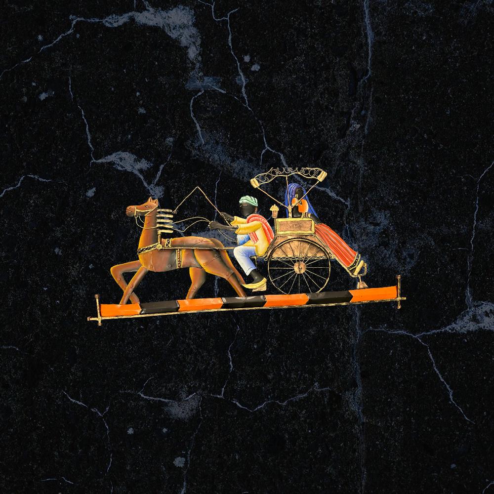 Lixra Village Couple Metal Wall Decor