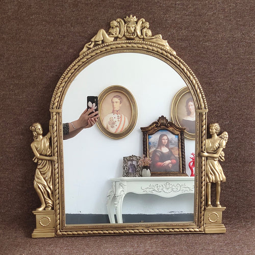 lixra Vintage Style Aesthetic Decorative Mirror