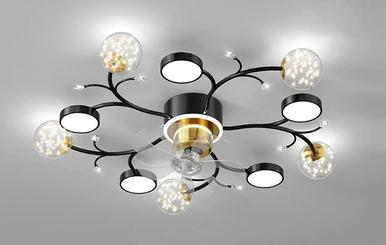 Lixra Voguish Style Ceiling-Fan With LED