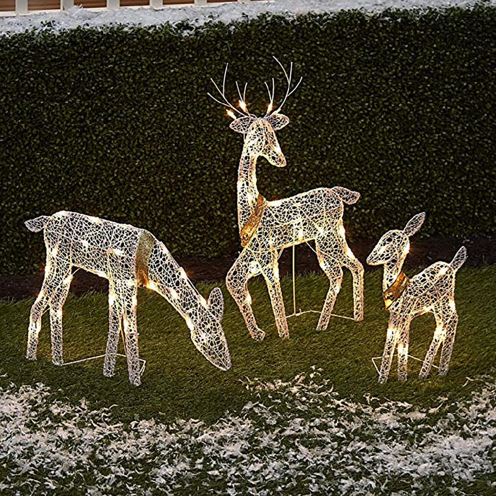 Lixra Winter Wonderland Deer Family Display