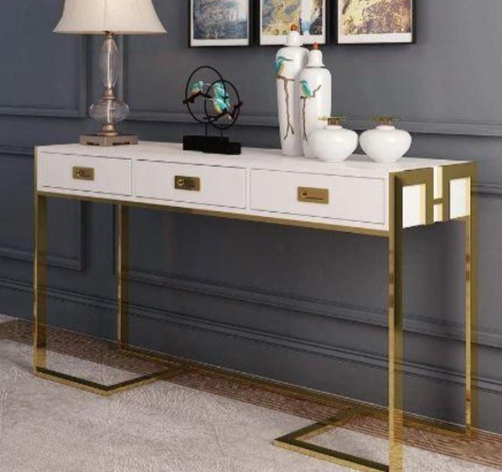 Lixra Wooden Accent Table For Modern Living Room