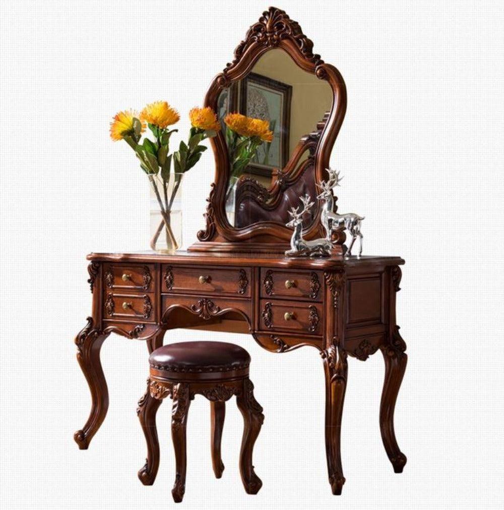Lixra Wooden Dressing Table With European Design