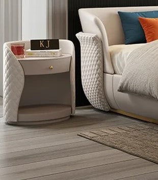 Lixra Wooden Nightstand With Drawer