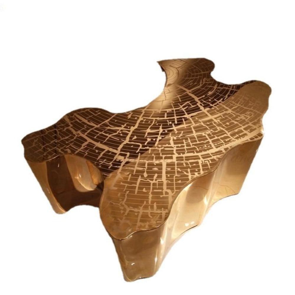 Lixra Wooden Polished Luxurious Coffee Table