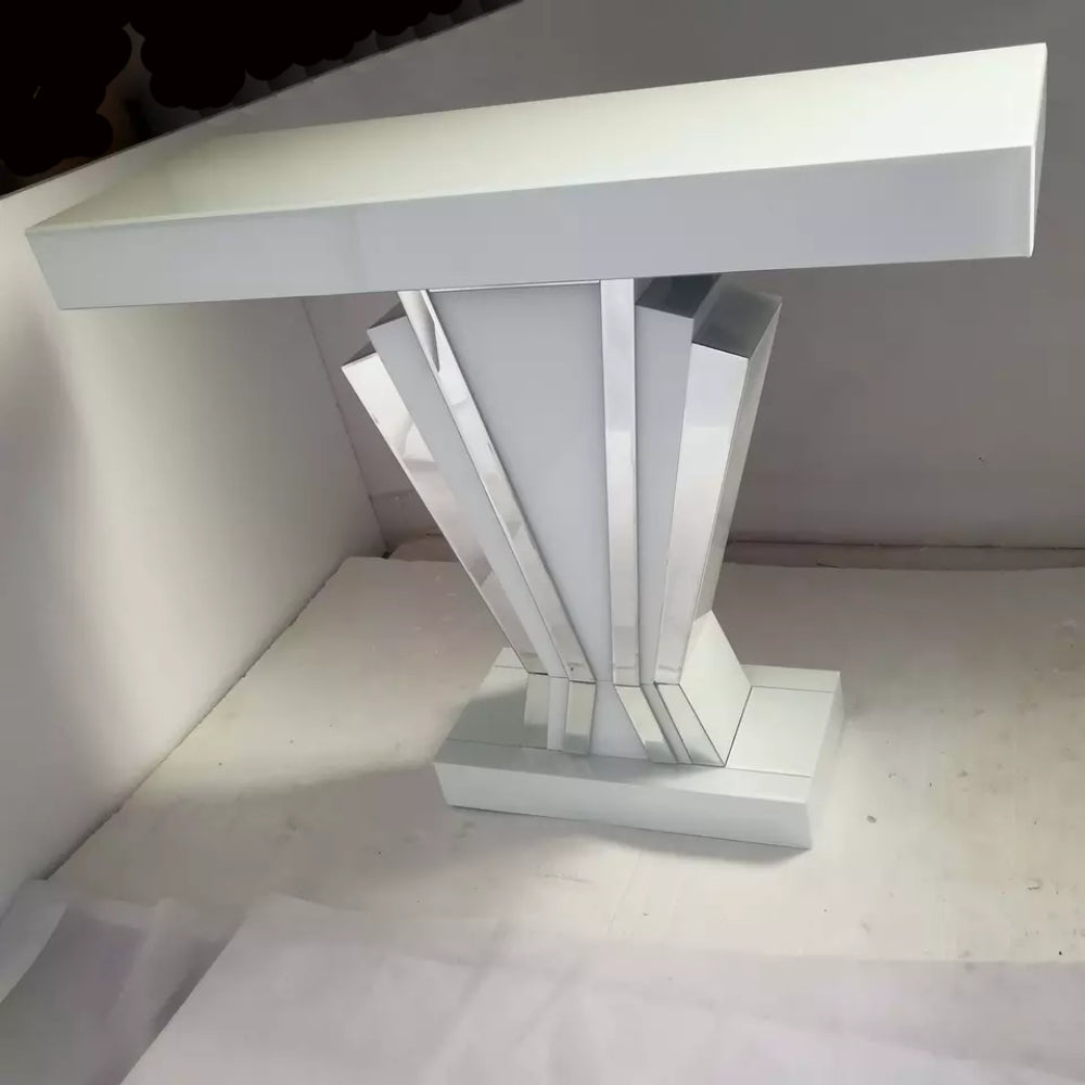 Lixra Wooden Top Accent Console Table