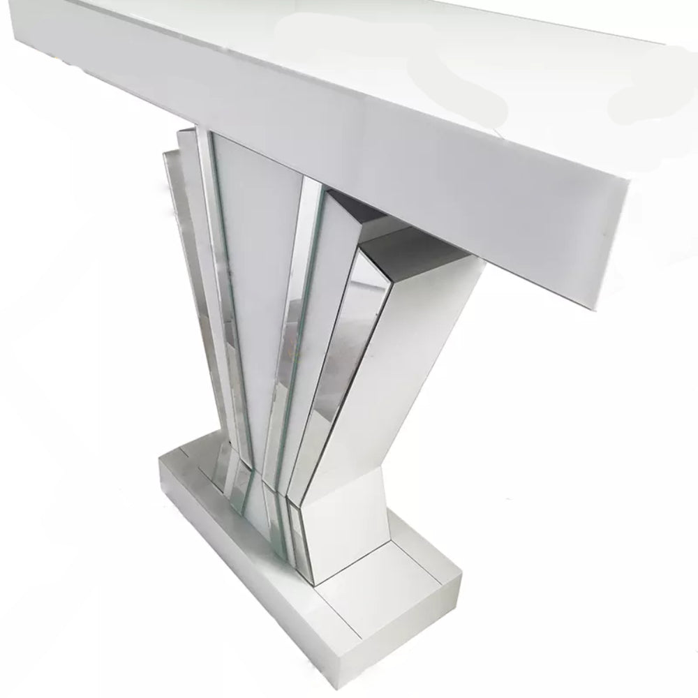 Lixra Wooden Top Accent Console Table