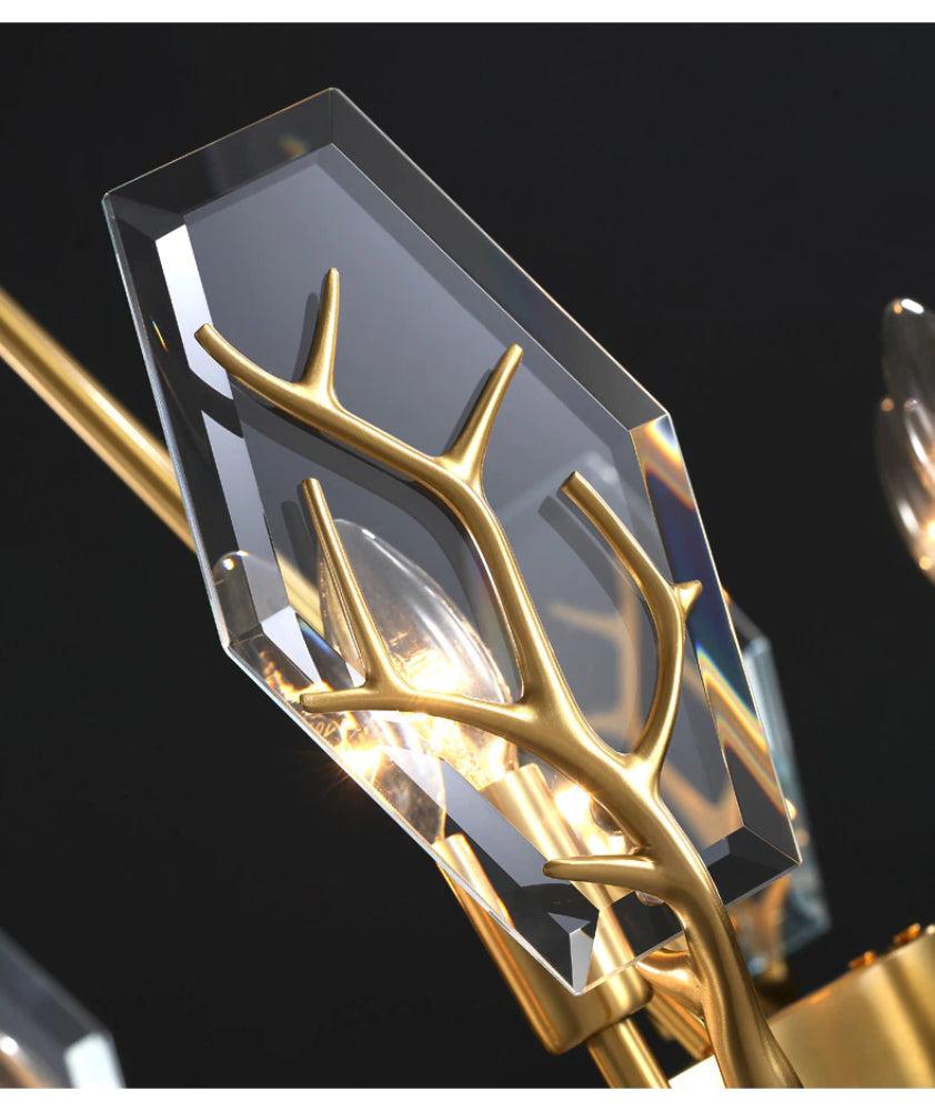 Lixra Luxurious Copper Finish Ostentatious Chandelier