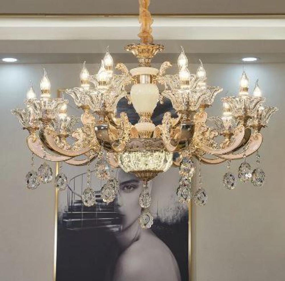 Lixra Luxurious Dazzling Traditional Crystal Chandelier