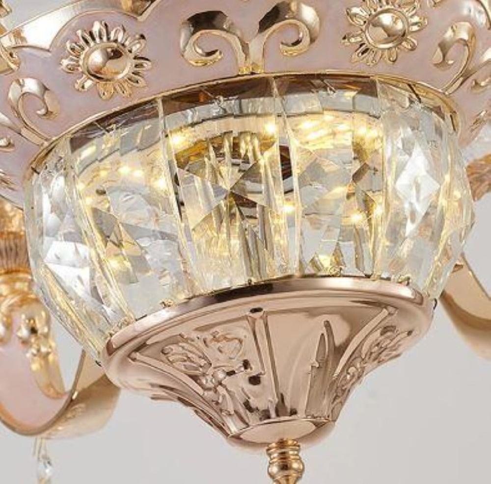 Lixra Luxurious Dazzling Traditional Crystal Chandelier