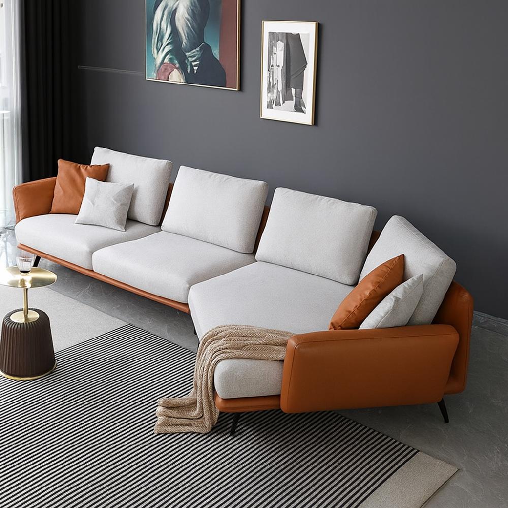 Lixra Luxurious Fabric Sectional Sofa For Living Room