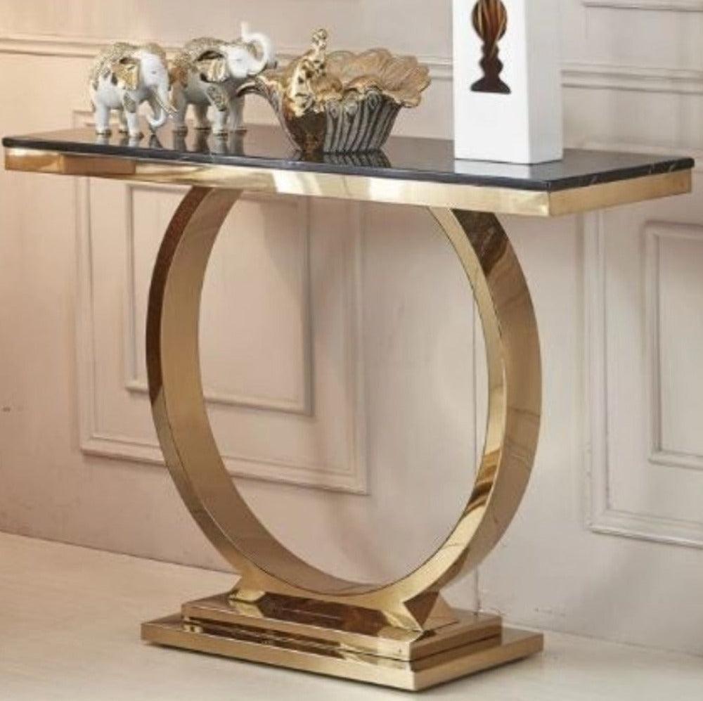Lixra Luxurious Marble Accent Table For Living Room