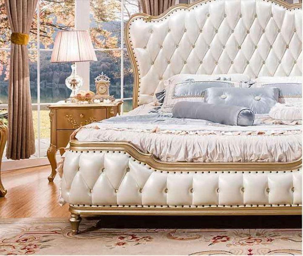 Lixra Luxurious Milan European Designed Leather Bed