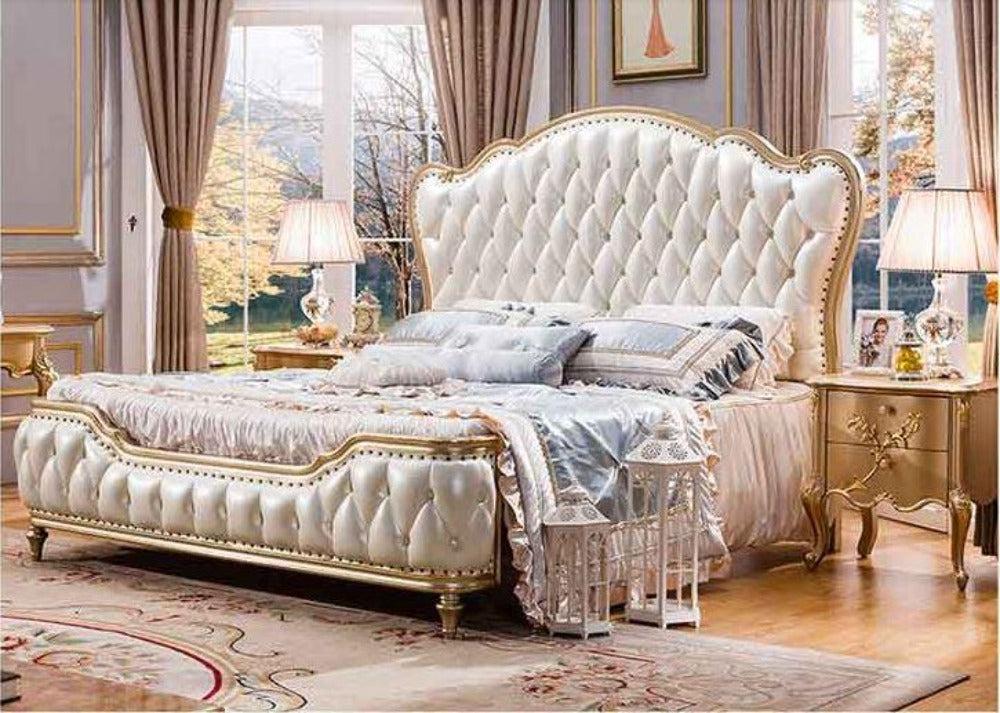 lixra Luxurious Milan European Designed Leather Bed