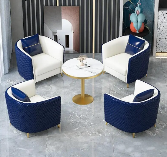 Lixra Luxury Fabric Upholstered Accent Chair Set Of 2