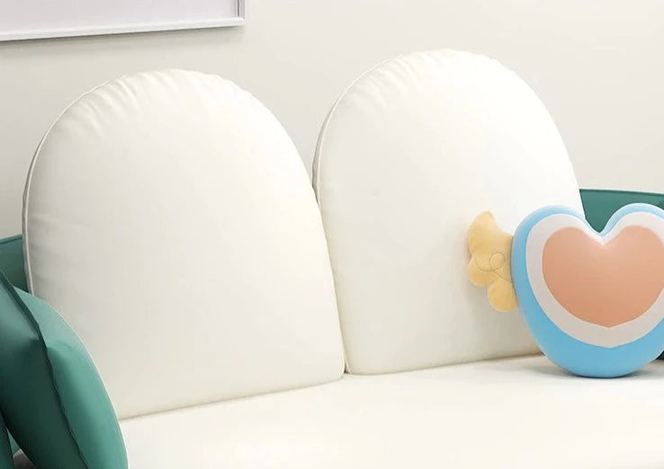 Lixra Luxury Multi-Functional Leather Round Sofa Bed