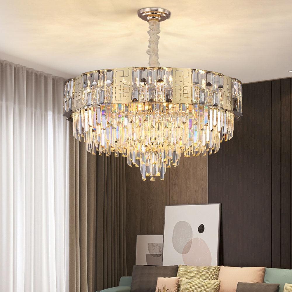 Lixra Magnificent Dazzling Contemporary Crystal Chandelier