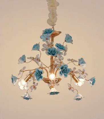 Lixra Majestic Styled Twinkling Lights Petal Chandelier