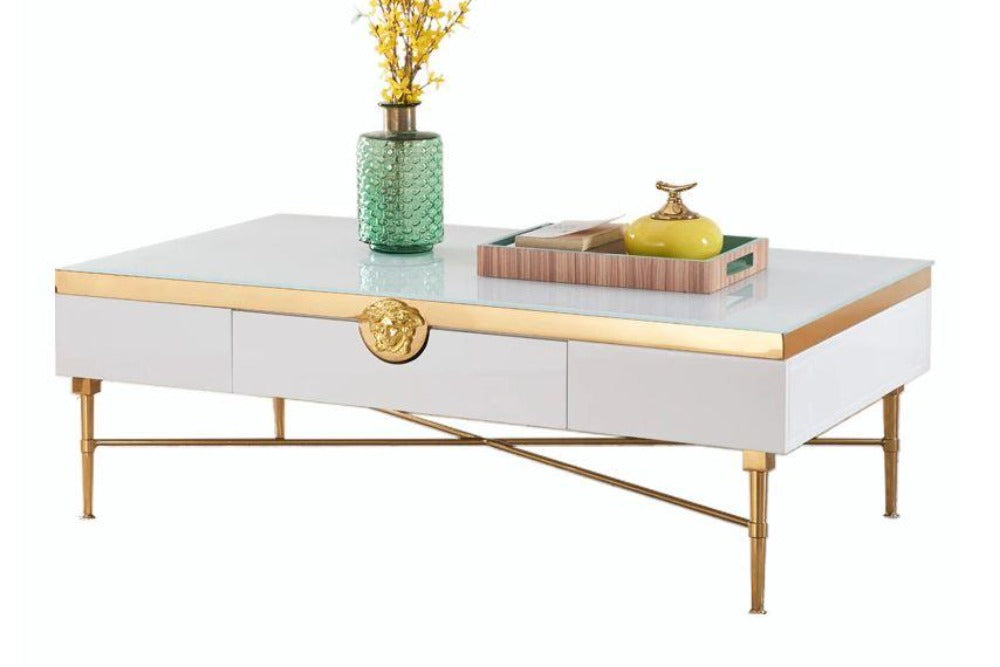 Lixra Modern American Style Wooden Coffee Table And TV Stand