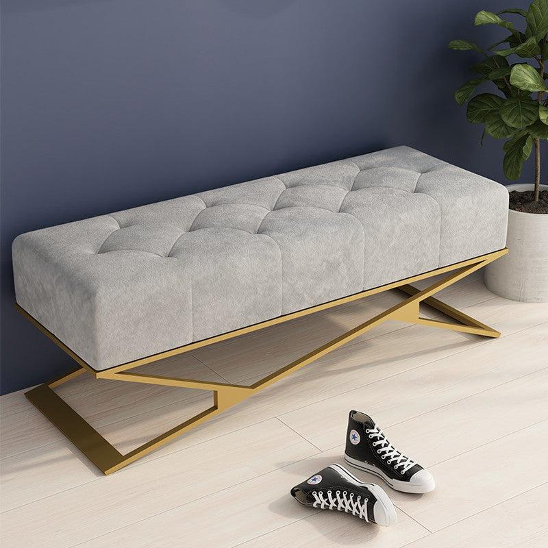 Lixra Modern Astounding Button-tufted Fabric Ottoman