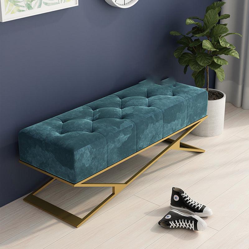 lixra Modern Astounding Button-tufted Fabric Ottoman