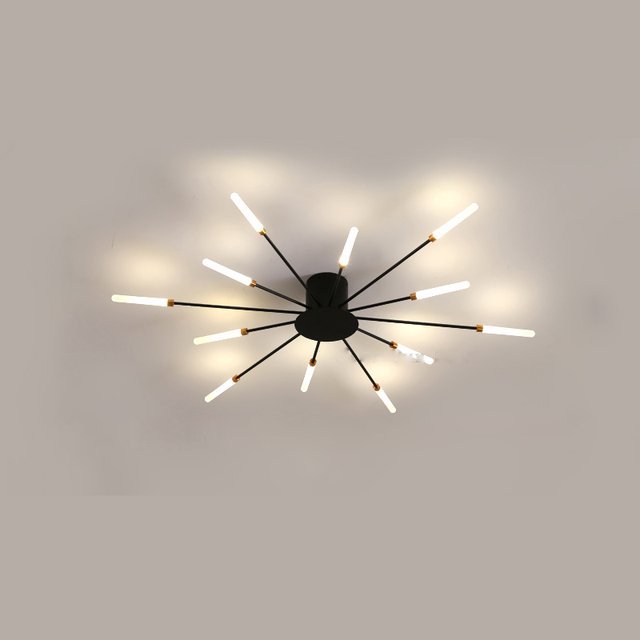 Lixra Modern Circular Design Metallic Ceiling Light