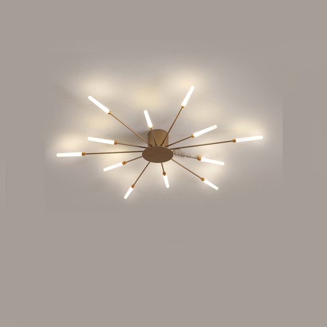 Lixra Modern Circular Design Metallic Ceiling Light