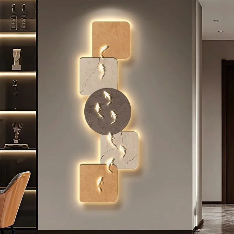 Lixra Modern Corridor Abstract Style LED Wall Lighting