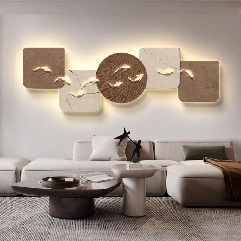 Lixra Modern Corridor Abstract Style LED Wall Lighting