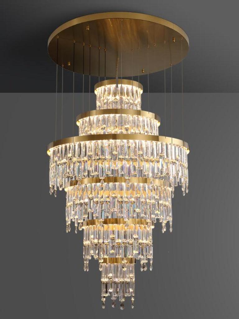 Lixra Modern Endearing Lustrous Crystal Opulent Chandelier
