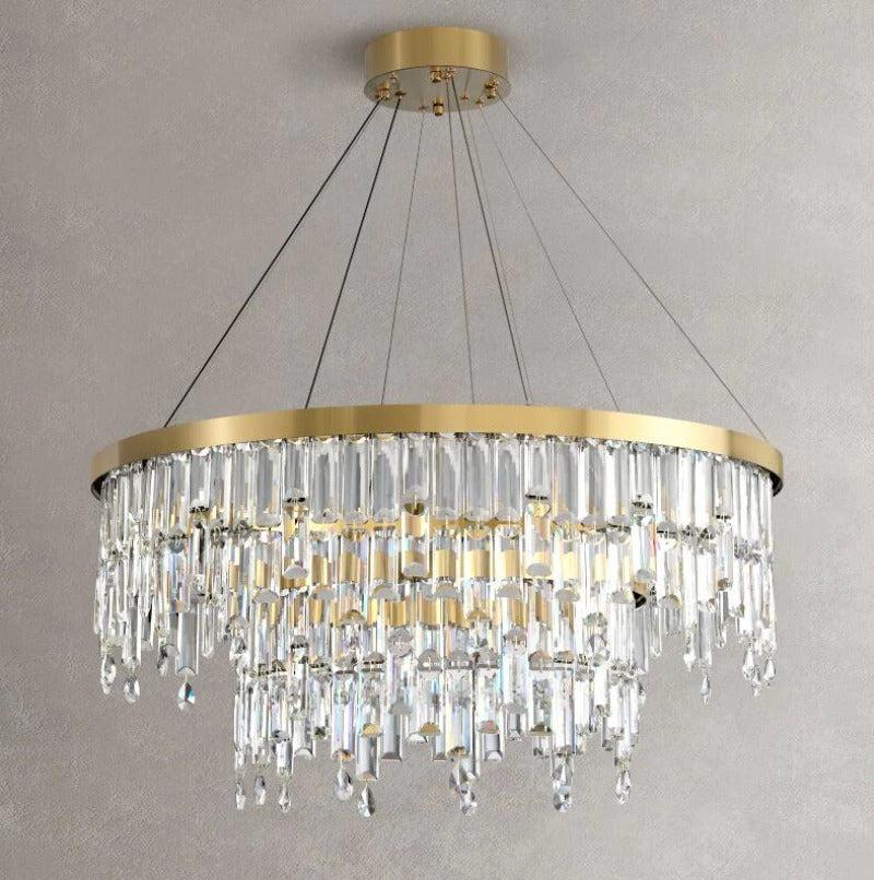 lixra Modern Endearing Lustrous Crystal Opulent Chandelier