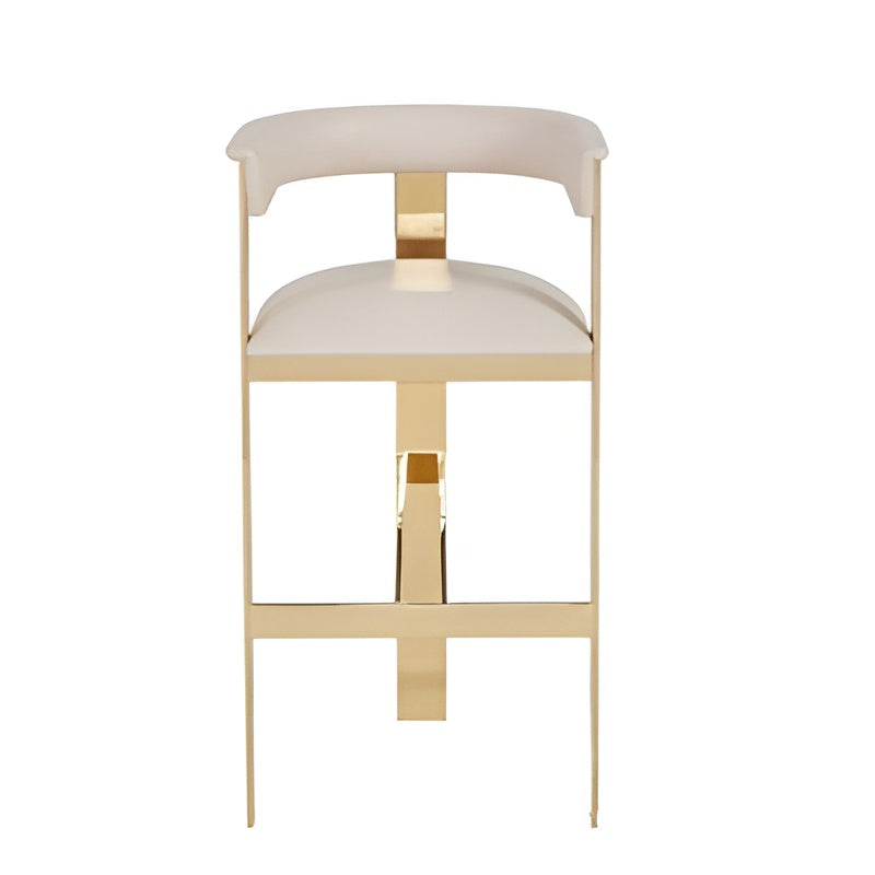 Lixra Modern Leather Upholstered Bar-Stool Set Of 3