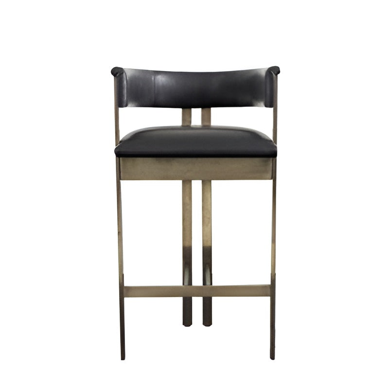 Lixra Modern Leather Upholstered Bar-Stool Set Of 3