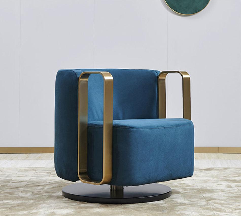 Lixra Modern Luxurious Idiosyncratic Fabric Accent Chair