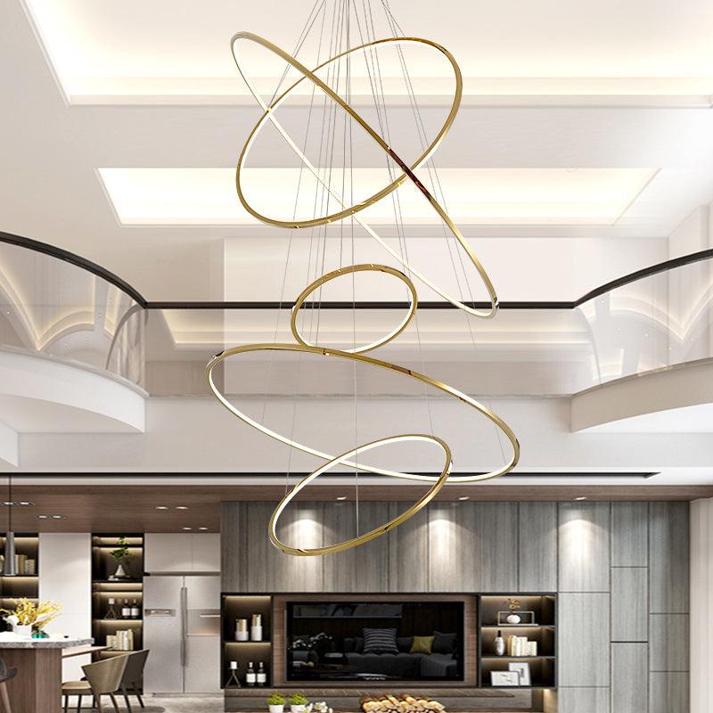 Lixra Modern Luxurious Ring Shaped Splendacious Chandelier